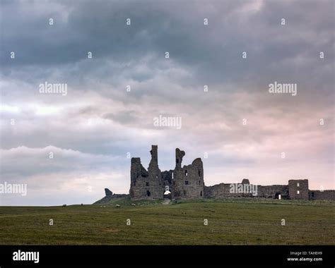 Dunstanburgh Castle, Craster, Northumberland, England, UK, Europe Stock ...