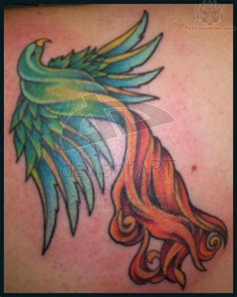 Rainbow Phoenix Tattoo | Phoenix tattoo, Tattoos, Phoenix tattoo design