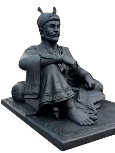 Black FRP Chhatrapati Sambhaji Maharaj Statue, For Decoration at Rs 70000 in Pune