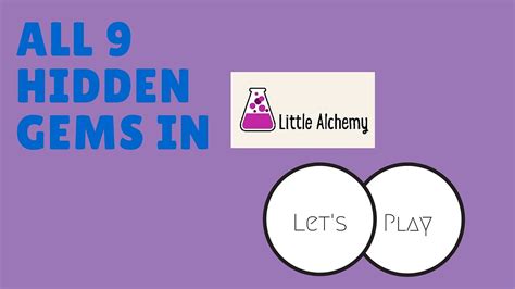 Let's Play Little Alchemy: The 9 Hidden Gems - YouTube