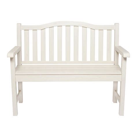 a white wooden bench on a white background