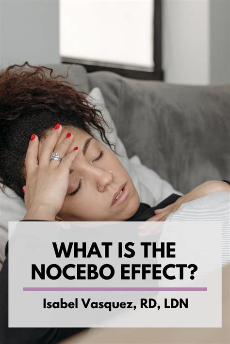 What is the Nocebo Effect? — Your Latina Nutrition