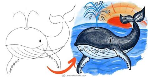 How to Draw a Dolphin - A Simple Step-by-Step Drawing