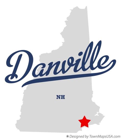 Map of Danville, NH, New Hampshire