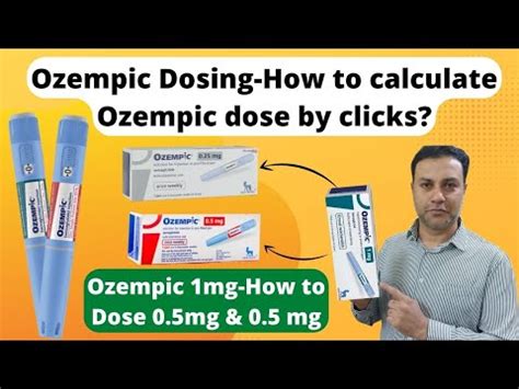 Ozempic dosing clicks. || How to calculate Ozempic dose by clicks ...