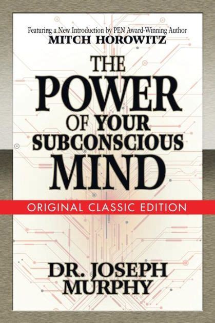 The Power Of Your Subconscious Mind|Paperback | Subconscious mind, Best self help books, Self ...