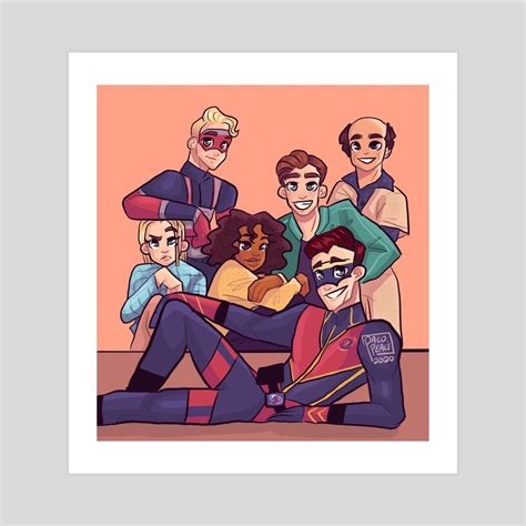 HD as The Breakfast Club, an art print by Paco Peace | Henry danger nickelodeon, Cute drawings ...