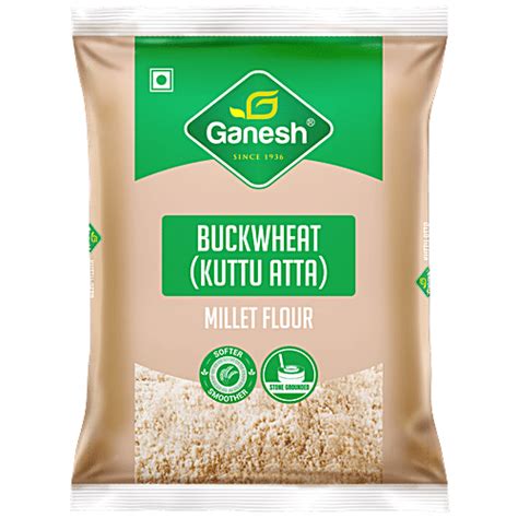 Buy Ganesh Buckwheat/Kuttu Atta - Millet Flour, High In Fibre & Protein Online at Best Price of ...