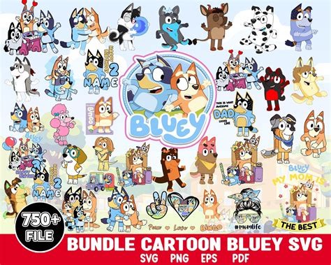 Bluey Svg Bundle, Bluey Vector, Bluey Clipart Instant downl | Inspire ...