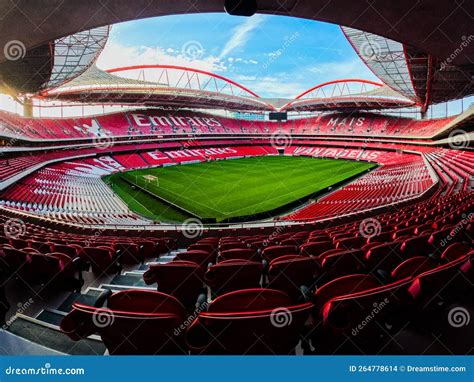 Benfica stadium Lisboa editorial stock image. Image of soccer - 264778614