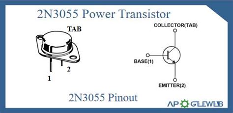 2N3055 Power Transistor: Pinout, Equivalent, Datasheet [Video]