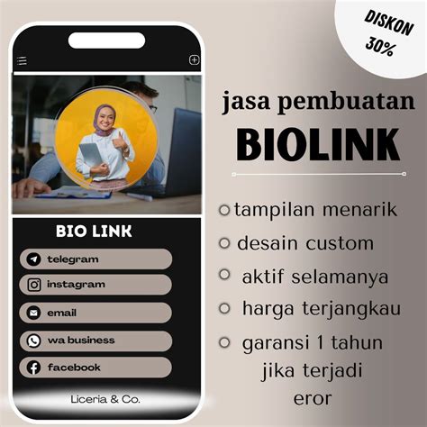 Jual Best Seller BioLink Pro I Template Bio Link Page Siap Pakai | Shopee Indonesia