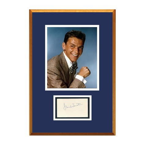 Frank Sinatra Autograph Display - Brigandi - Touch of Modern