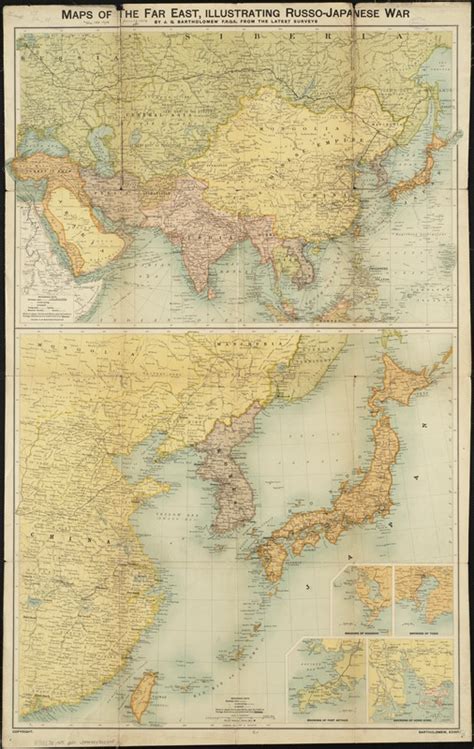 Maps of the Far East, illustrating Russo-Japanese War - Digital ...