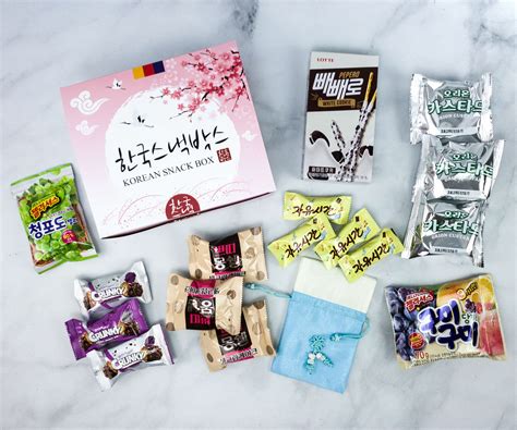 Korean Snack Box March 2020 Subscription Box Review + Coupon - Hello ...