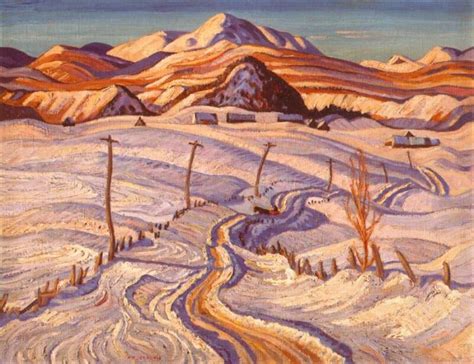 Winter Morning, Charlevoix County, 1933 - A.Y. Jackson - WikiArt.org