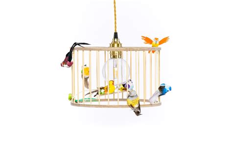 Birdcage Pendant Light - Chandelier - Wooden - LAKALUK