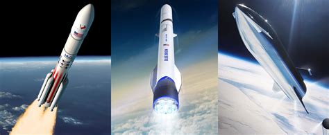 SpaceX, Blue Origin, and ULA make major progress in commercial megarocket space race