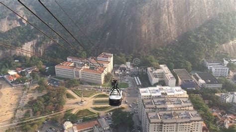 The Sugarloaf Cable Car, a Cableway in Rio De Janeiro, Brazil Stock Photo - Image of ...