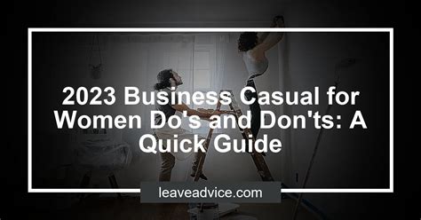 2023 Business Casual for Women Do's and Don'ts: A Quick Guide ...