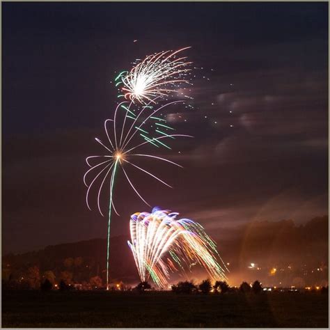 Stirling Night Light and Bridge of Allan Fireworks