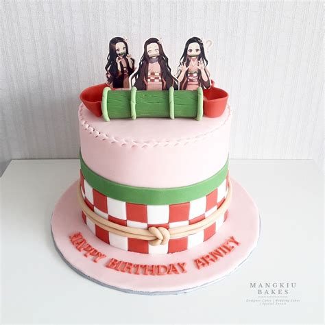 Demon Slayer Nezuko Cake in 2024 | Cool birthday cakes, Pretty birthday ...