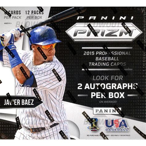 2015 Panini Prizm Baseball Hobby 20 Box Case