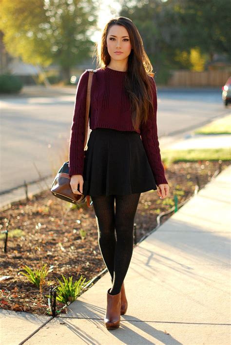 Get my style winter outfits skirts, Winter clothing | Skater Skirts ...