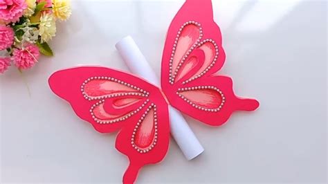 Amazing And Easy Paper Butterfly Craft Idea