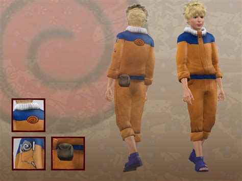 Naruto Uzumaki ’s outfit | Sims mods, Sims 4, Naruto