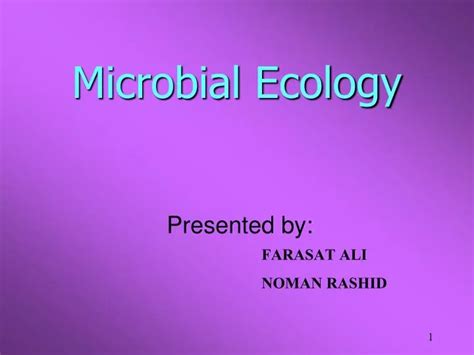 PPT - Microbial Ecology PowerPoint Presentation, free download - ID:1374495