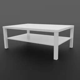 IKEA Lack White | 3D Table models | BlenderKit