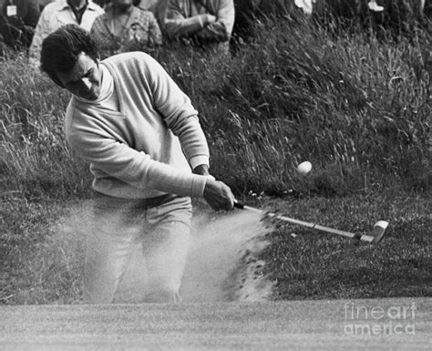 Tony Jacklin At The British Open Golf by Bettmann