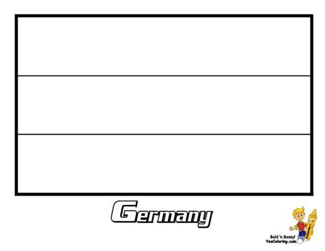 German Flag Coloring Page... You have all 195 international flags to color in (territories, too ...