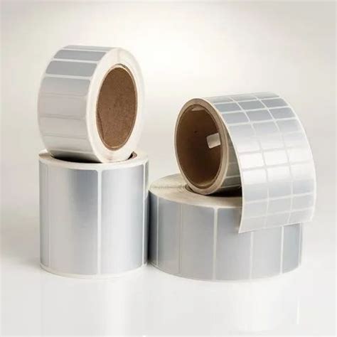 Plain Grey Polyester Barcode Labels, Packaging Type: Roll at Rs 200/roll in Hyderabad