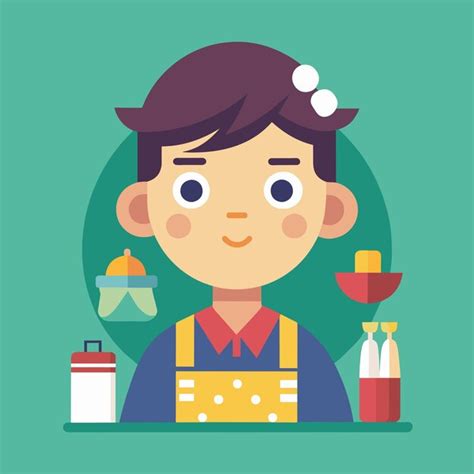 Flat Vector Illustration of a Craftsperson Character | Premium AI-generated vector