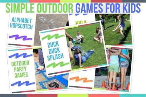 Simple Outdoor Games For Kids