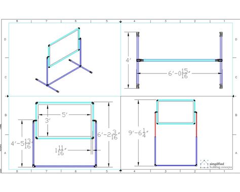 Adjustable Projector Screen Stand