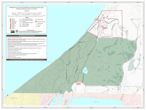 Huron-Manistee NF – Nordhouse Dunes Wilderness Area map by US Forest Service R9 | Avenza Maps