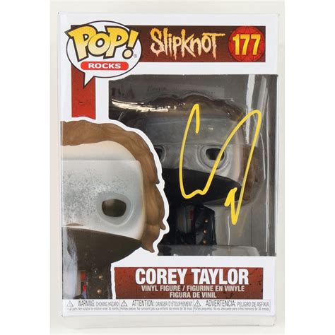 Corey Taylor Signed "Slipknot" #177 Corey Taylor Funko Pop! Vinyl ...