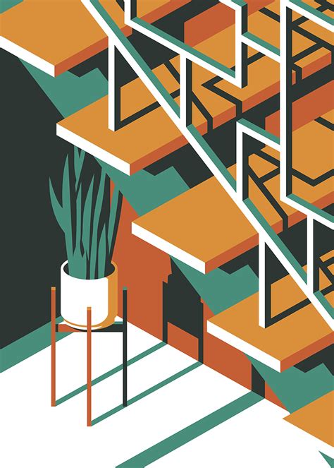 The Simple Life: Cool, graphic illustrations that celebrate mid-century design | Creative Boom