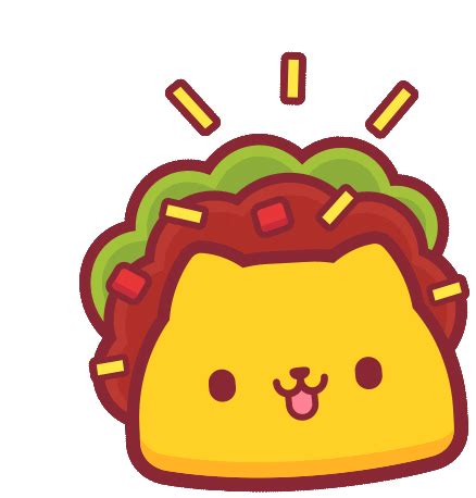 Taco Cat Sticker - Taco Cat Cute - Discover & Share GIFs