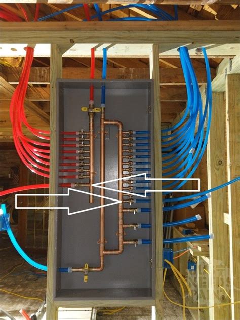 Sanity Saving PEX Manifold Installation Tips - Just Needs Paint | Pex manifold, Pex plumbing ...