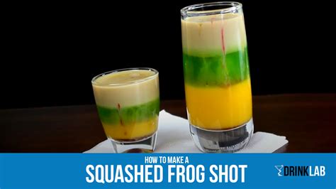 Squashed Frog Shot Recipe | Drink Lab Cocktail & Drink Recipes