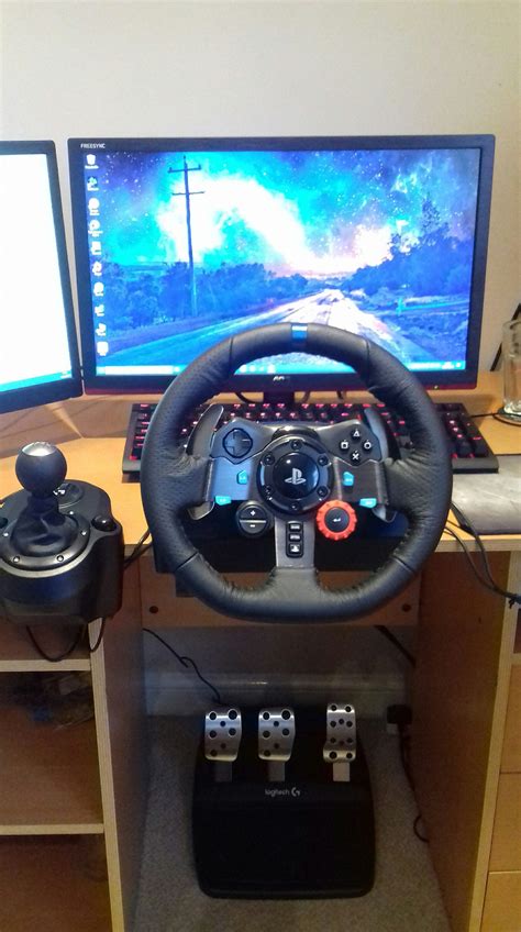 My new setup! Logitech G29 + Driving Force Shifter : r/simracing