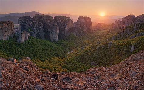 Sunset at Meteora, Thessaly, Greece - Mike Reyfman Photography Greece Islands, Visiting Greece ...