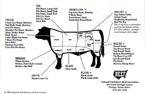 The Nibble: Beef Cut Types