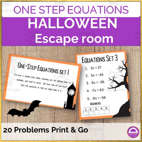 Halloween Activity | Printable Escape Room by Teach Simple