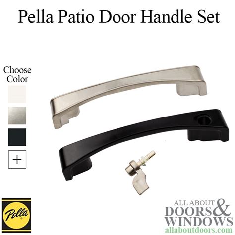 Pella Sliding Wood Patio Door Handle Set Trim