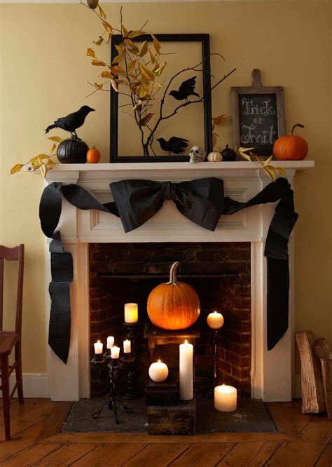 40 Spooktacular Halloween mantel decorating ideas